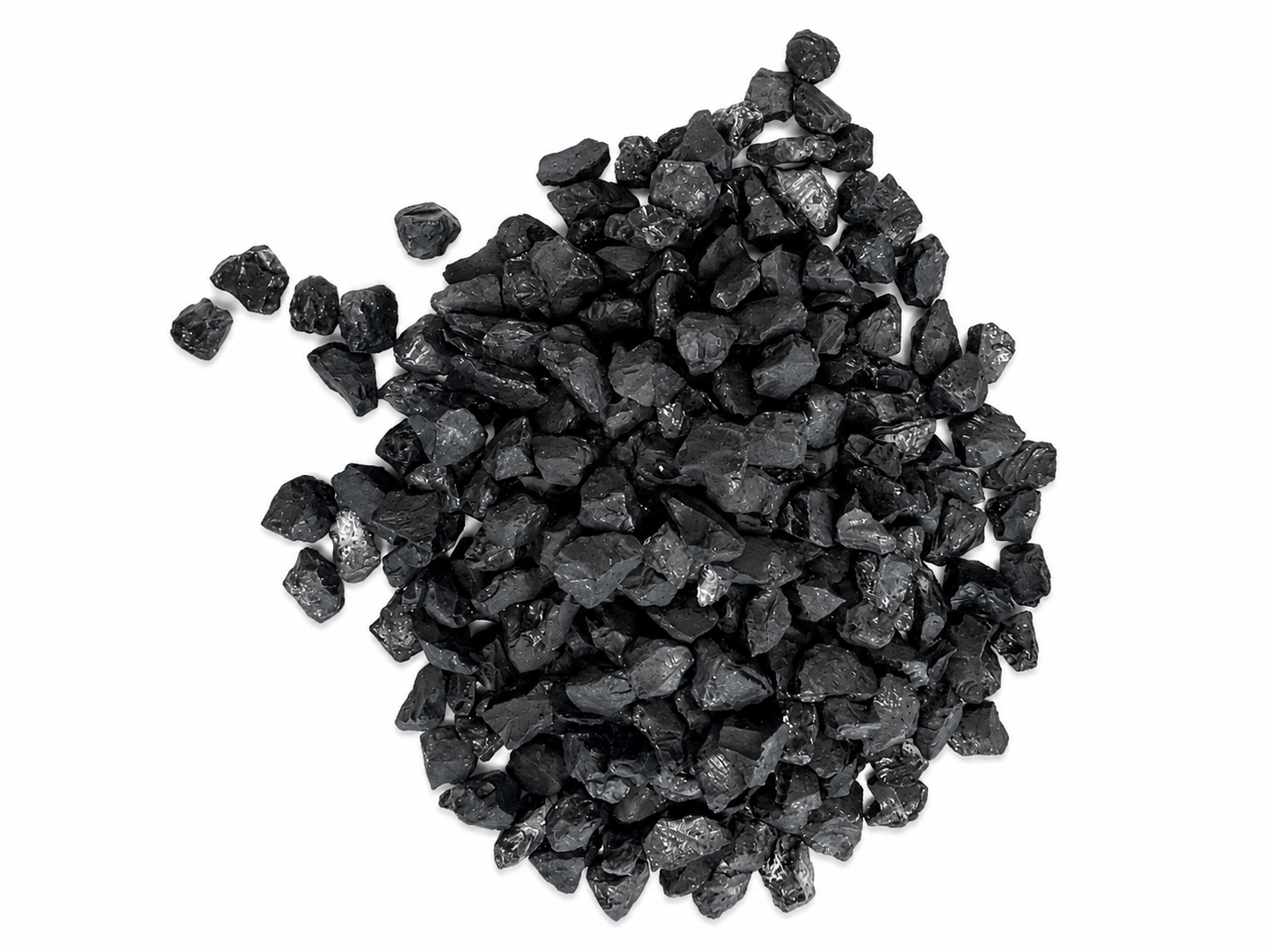 FJORTA Odin Black Crystals accessoire – matte zwarte decoratiestenen